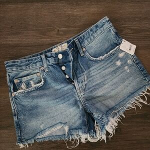 We The Free Denim Distressed Women Shorts